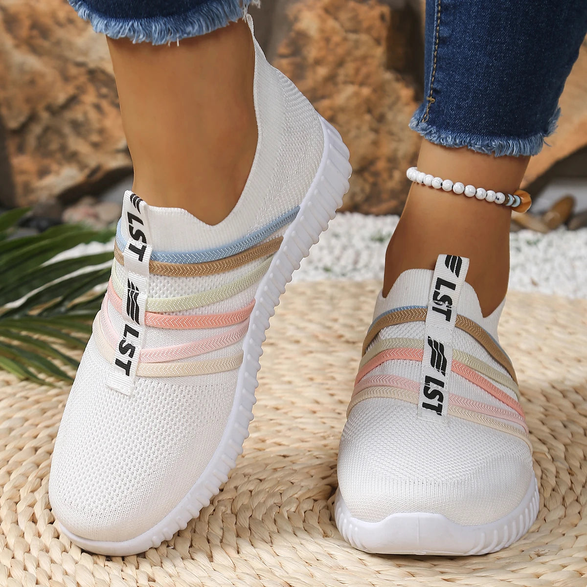 Women shoes casual sneaker you must wear a rainbow belt when you go out shoes woman 2025 cheap shoes clearance free shipping
