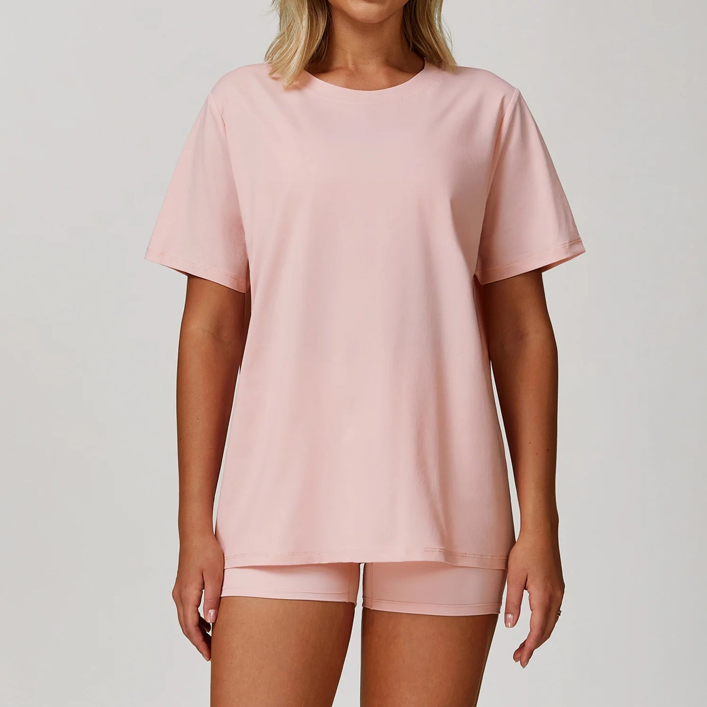 Women Yoga Top Solid Sports T Shirts Fitness Clothes Short Sleeve Yoga Shirt Gym Top Running Quick Drying Active Wear Sport Tops