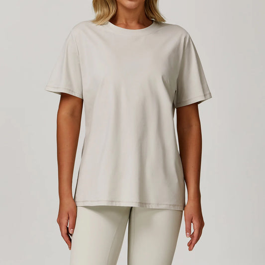 Women Yoga Top Solid Sports T Shirts Fitness Clothes Short Sleeve Yoga Shirt Gym Top Running Quick Drying Active Wear Sport Tops