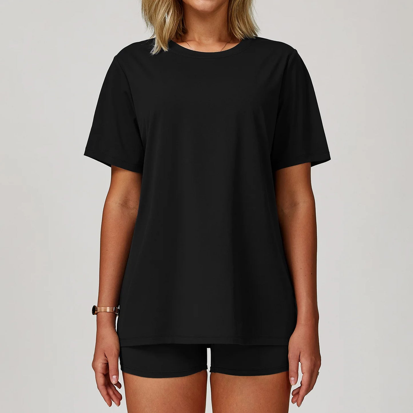 Women Yoga Top Solid Sports T Shirts Fitness Clothes Short Sleeve Yoga Shirt Gym Top Running Quick Drying Active Wear Sport Tops