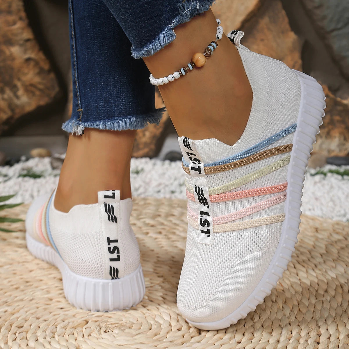 Women shoes casual sneaker you must wear a rainbow belt when you go out shoes woman 2025 cheap shoes clearance free shipping