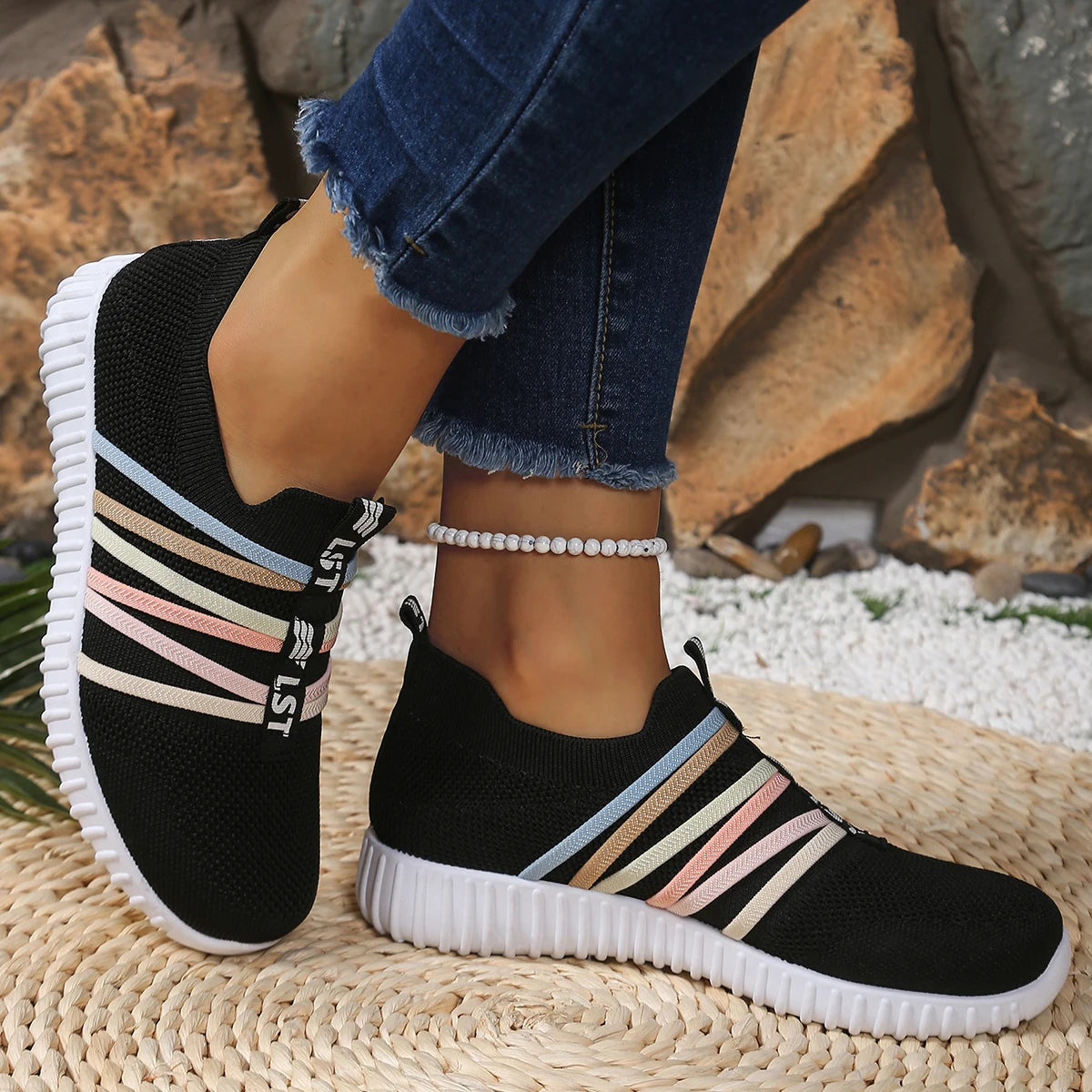 Women shoes casual sneaker you must wear a rainbow belt when you go out shoes woman 2025 cheap shoes clearance free shipping